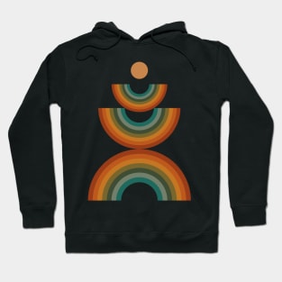 Minimalist Boho Rainbow Hoodie